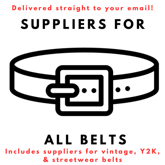 Suppliers For All Belts